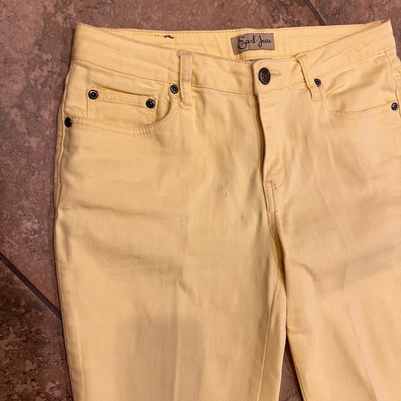 Earl Jean Yellow Straight Fit Jeans - Picture 13 of 16